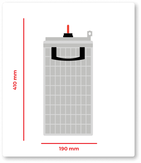 Battery Dimension Model 3000